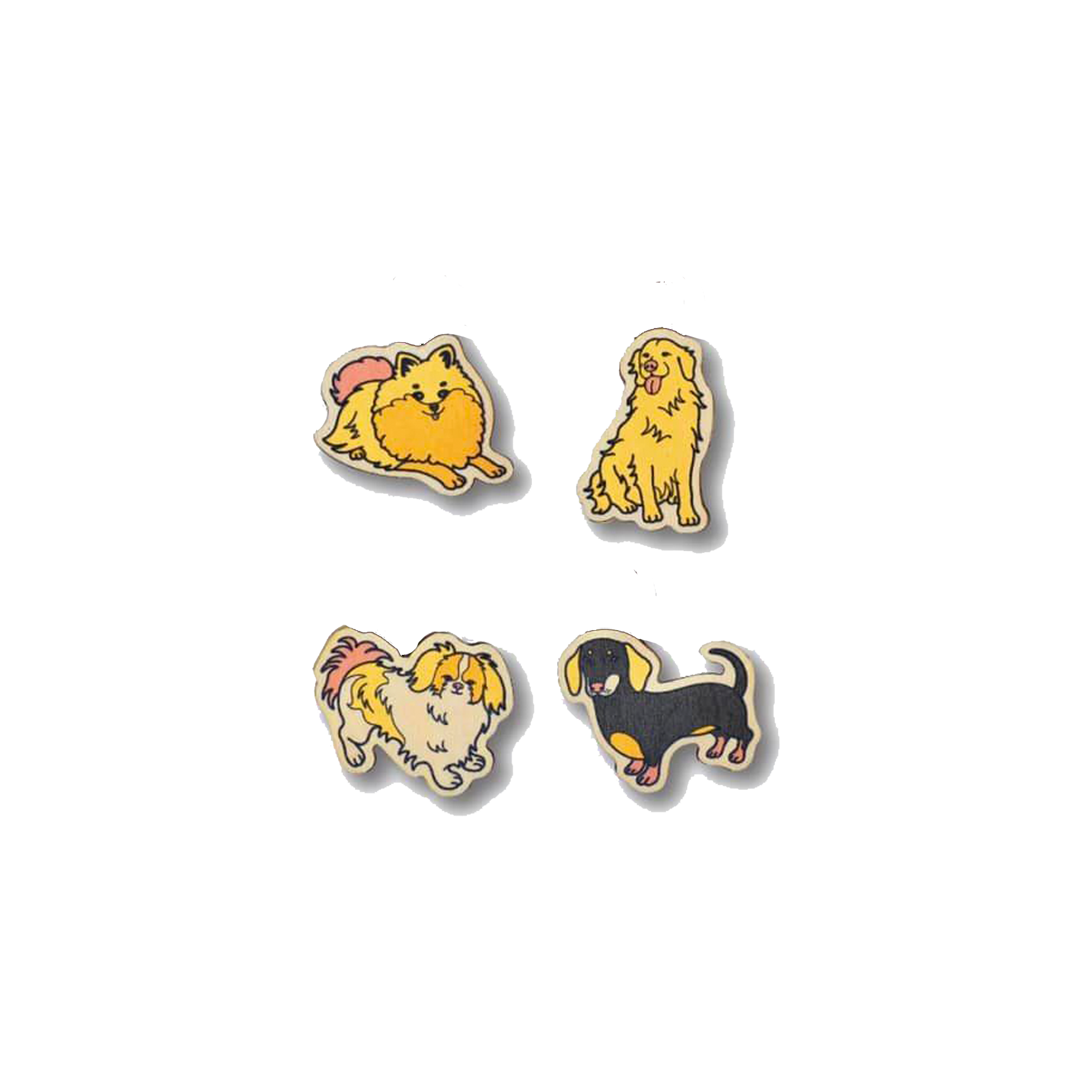 Bộ Sưu Tập Set 4 Pin Gỗ