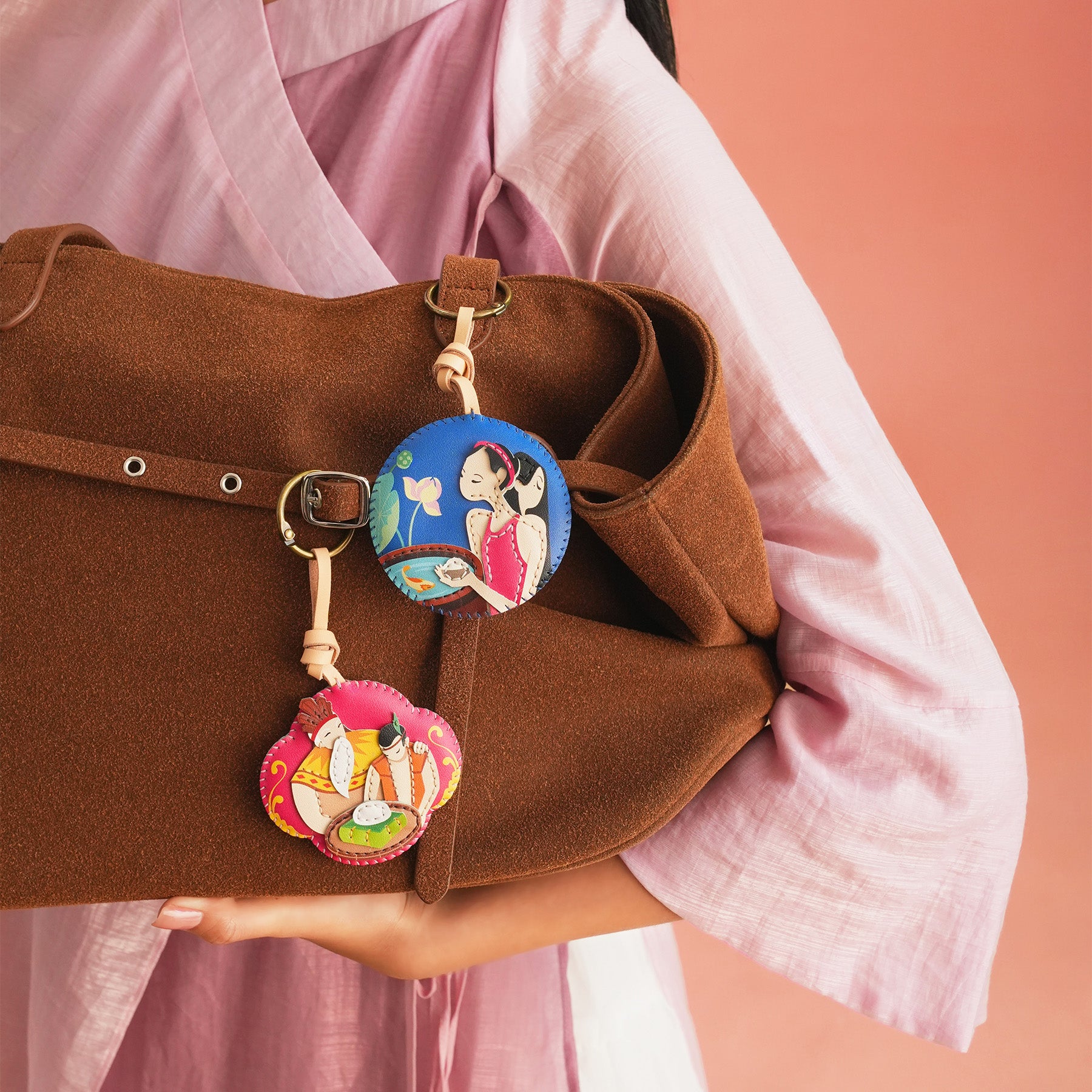 Móc Khóa Da Chủ Đề Cổ Tích Việt Nam