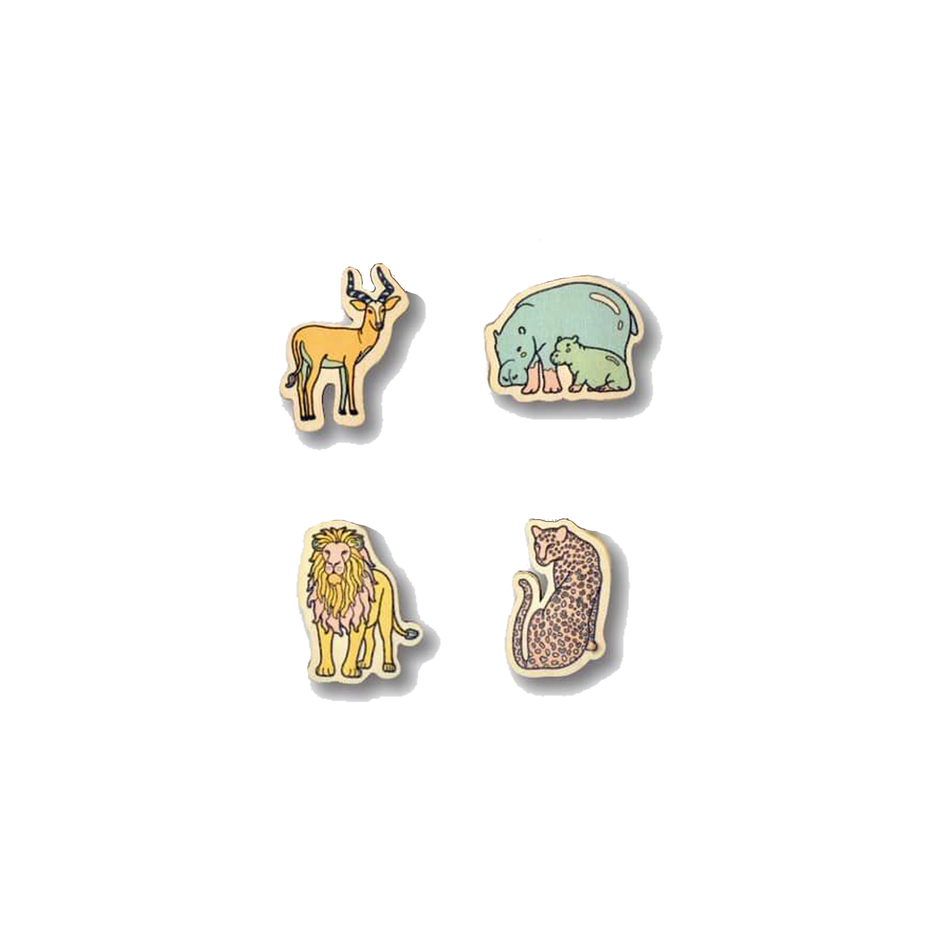 Bộ Sưu Tập Set 4 Pin Gỗ