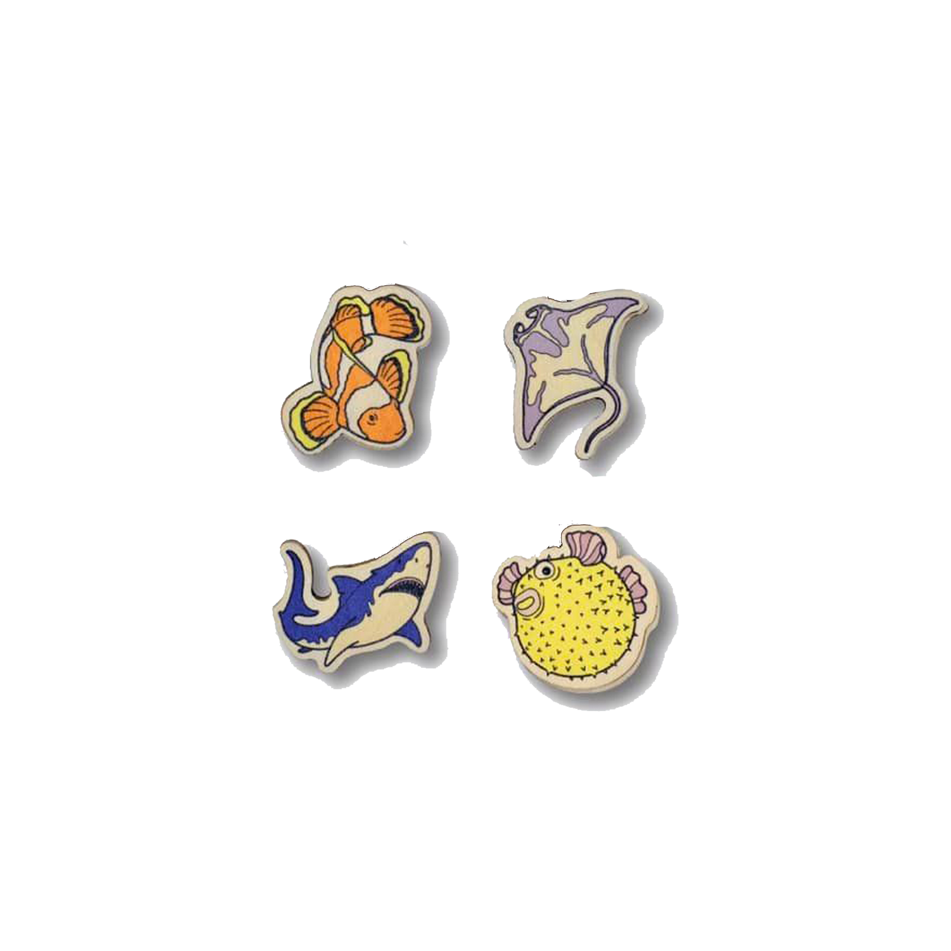 Bộ Sưu Tập Set 4 Pin Gỗ