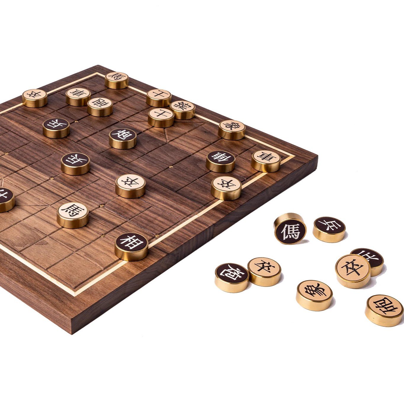 Cờ Tướng Gỗ Walnut - Chinese Chess