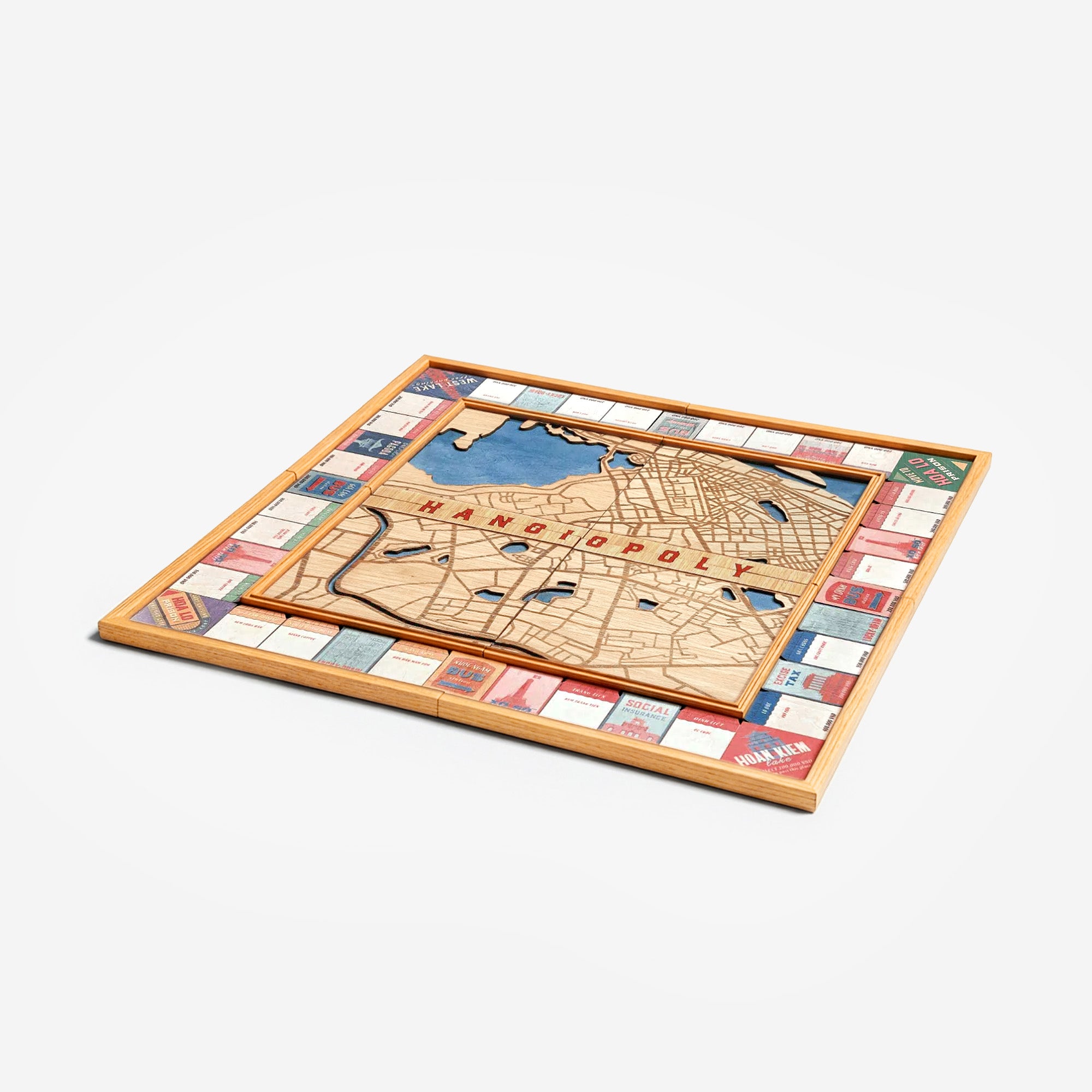 Cờ Tỷ Phú Gỗ Hà Nội - Hanoiopoly