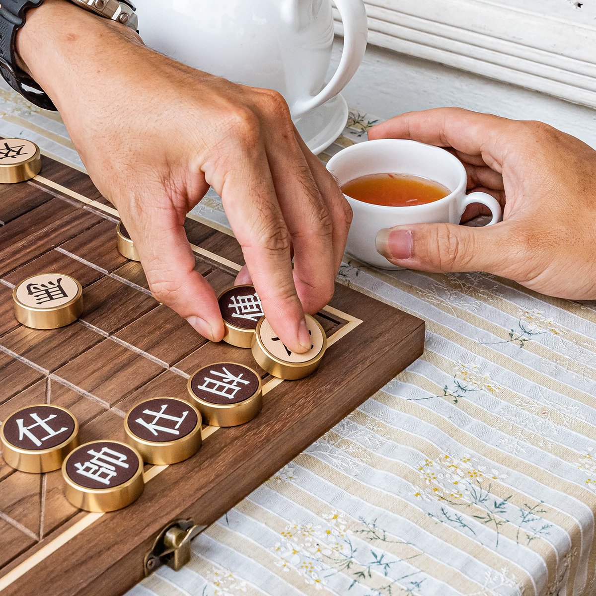 Cờ Tướng Gỗ Walnut - Chinese Chess