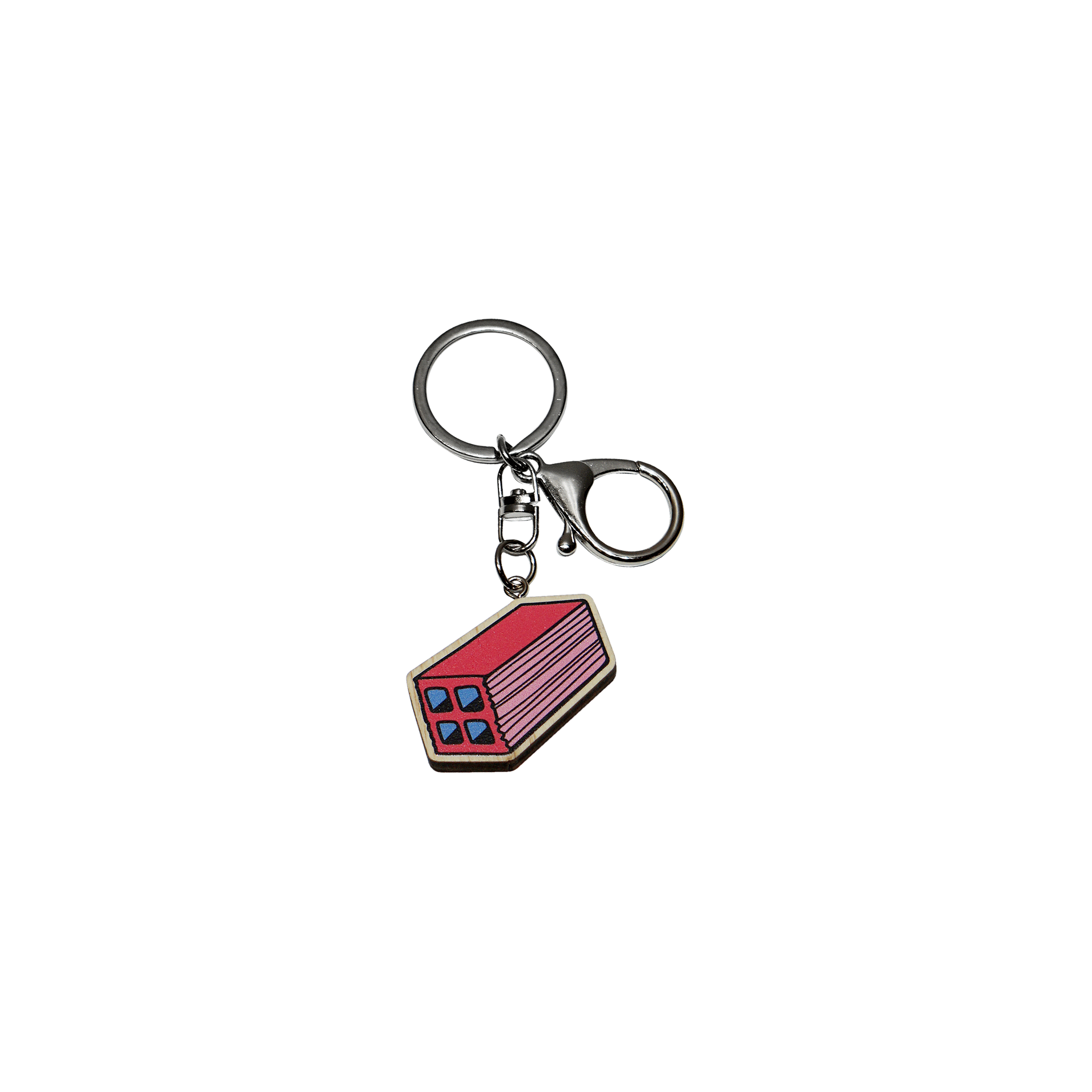 Móc Khóa Gỗ Cục Gạch