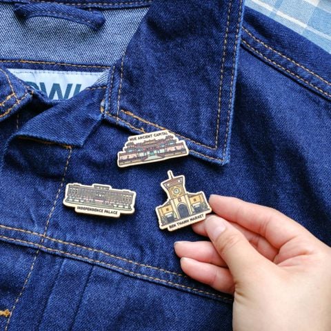 Pin Gỗ Địa Danh Việt Nam