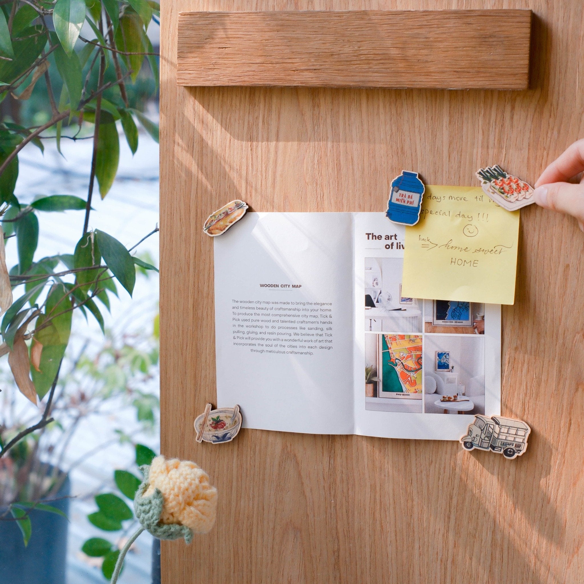 Nam Châm Gỗ Biểu Tượng Việt Nam