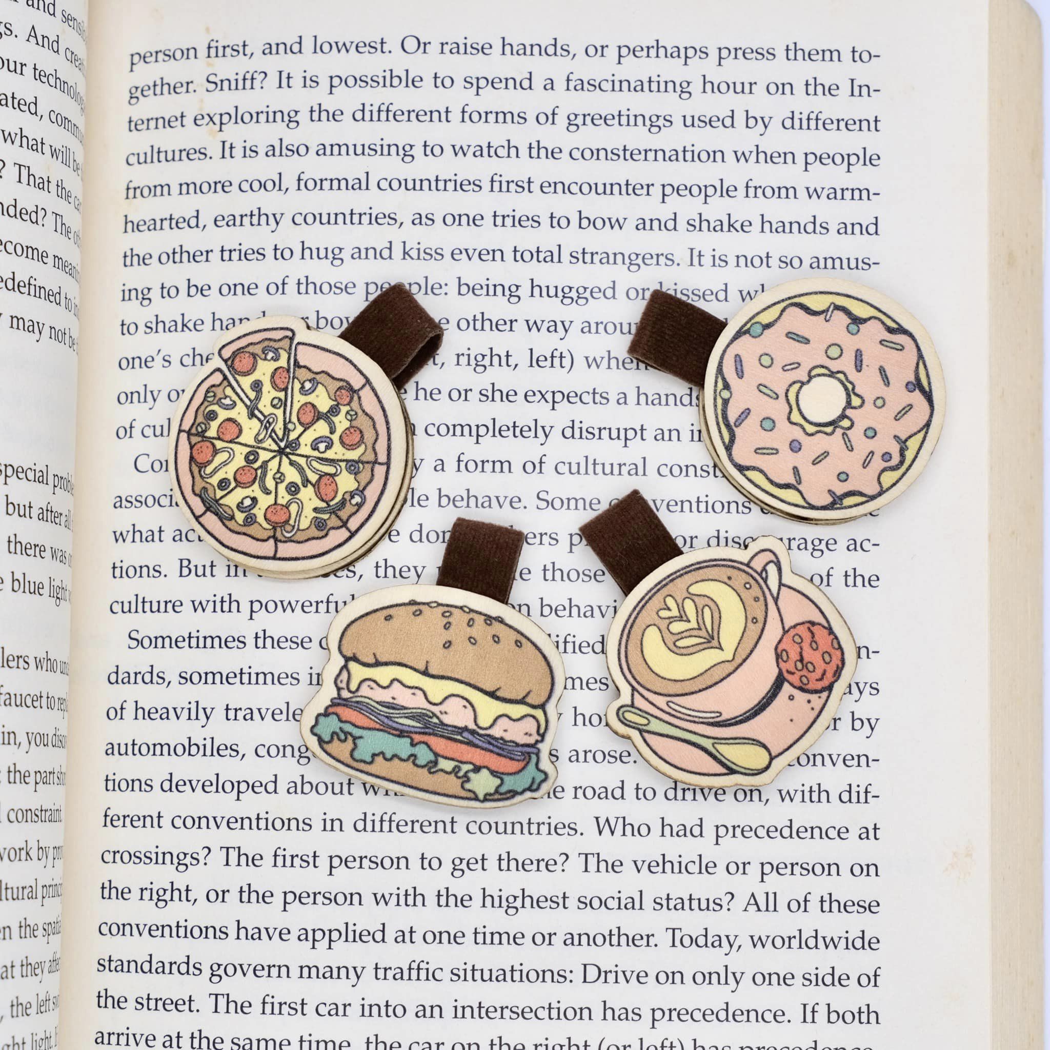 Bộ Sưu Tập Set 4 Kẹp Sách Gỗ