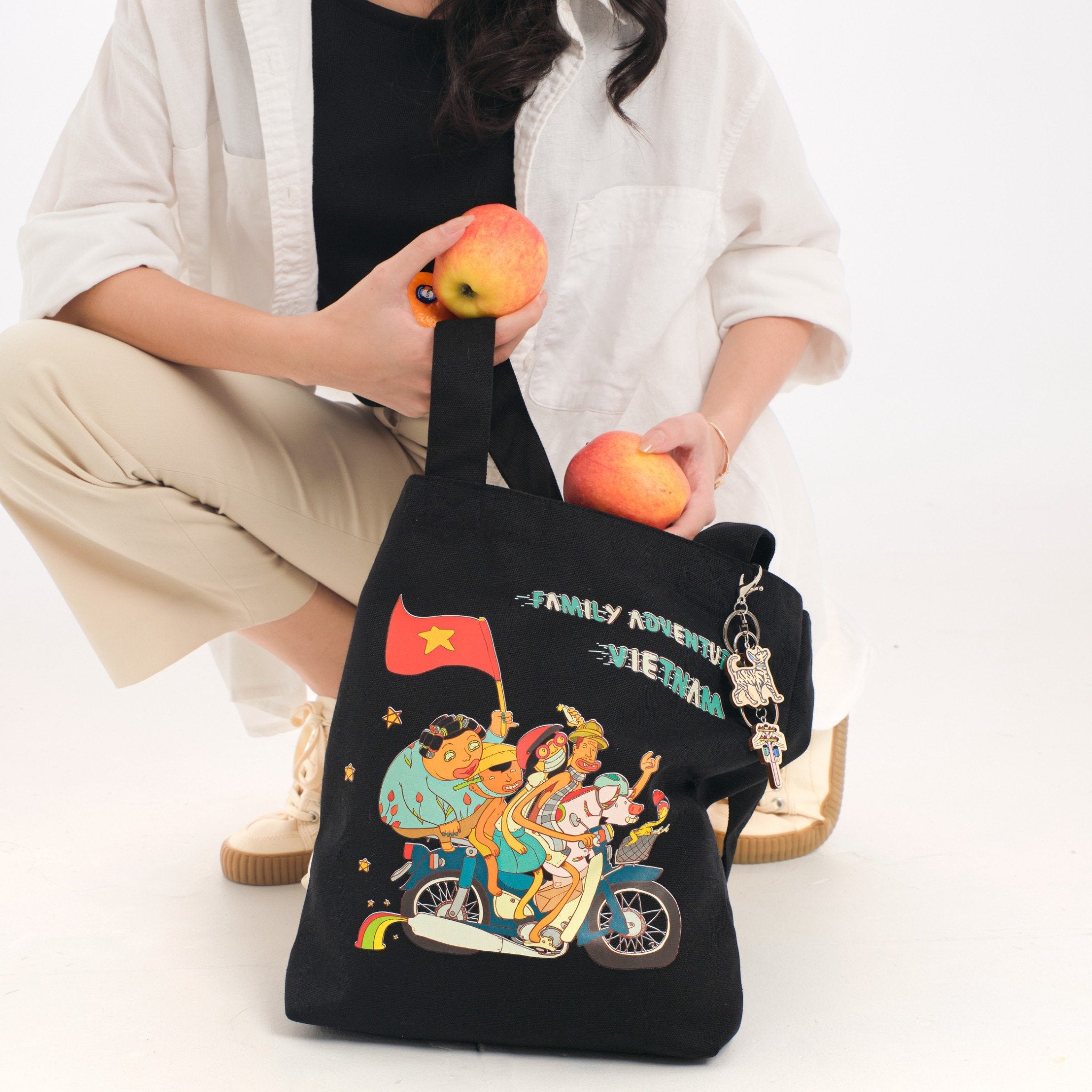 Túi Tote Canvas Gia Đình Việt Nam
