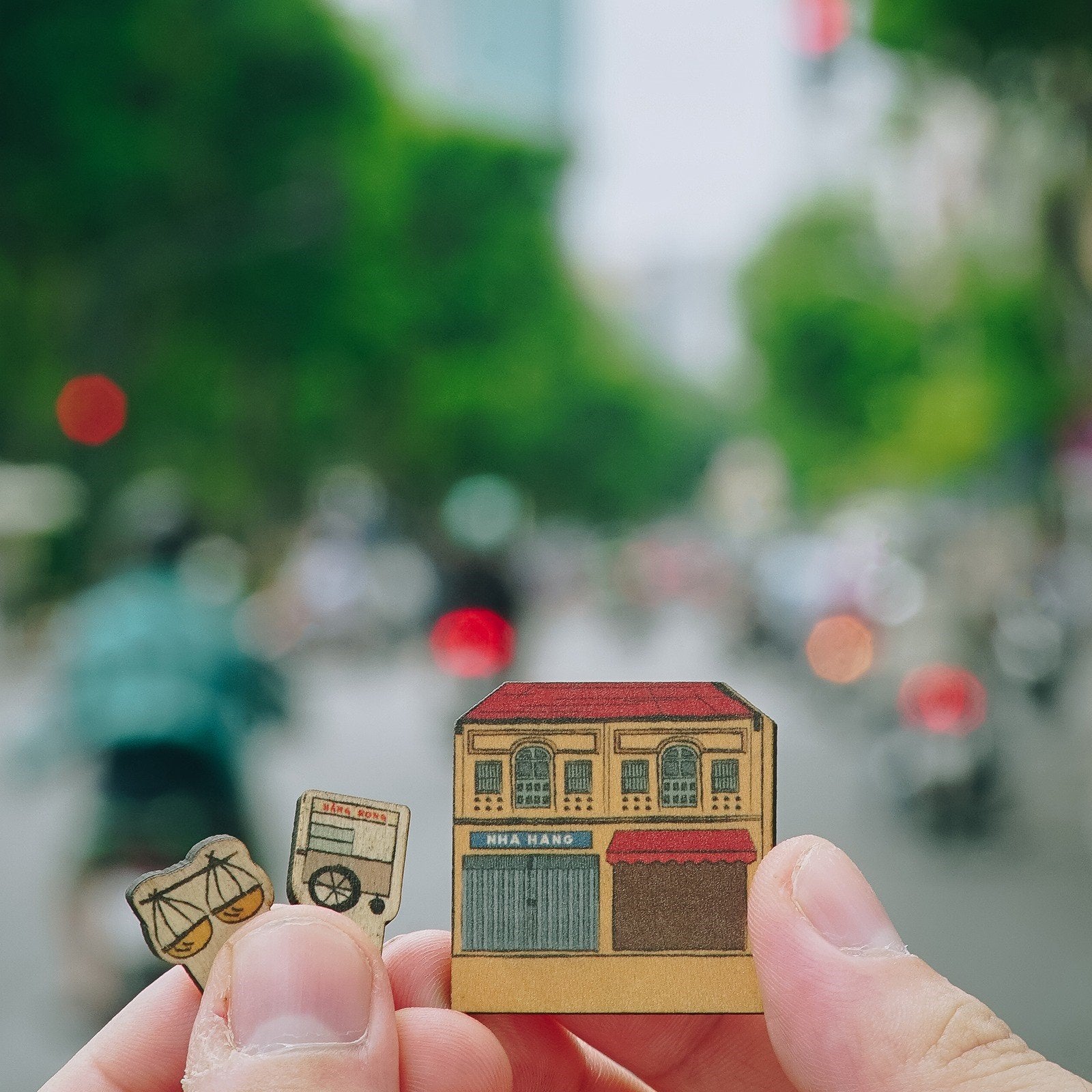 Cờ Tỷ Phú Gỗ Hà Nội - Hanoiopoly