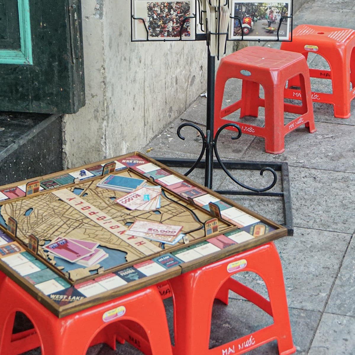 Cờ Tỷ Phú Gỗ Hà Nội - Hanoiopoly