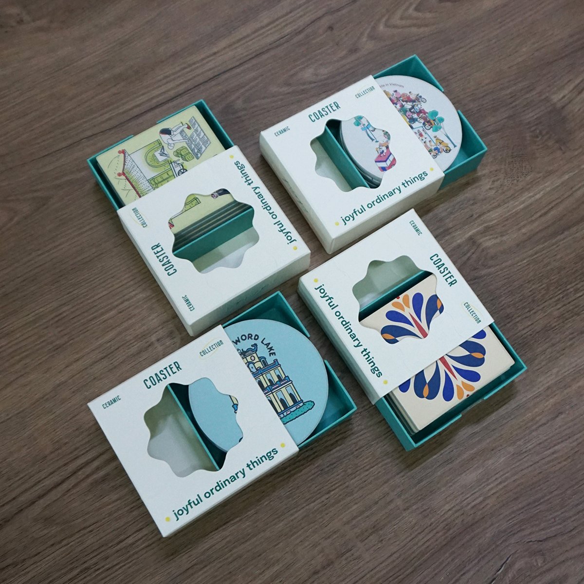 Lót Ly Sài Gòn & Hà Nội - Sai Gon & Ha Noi Coasters