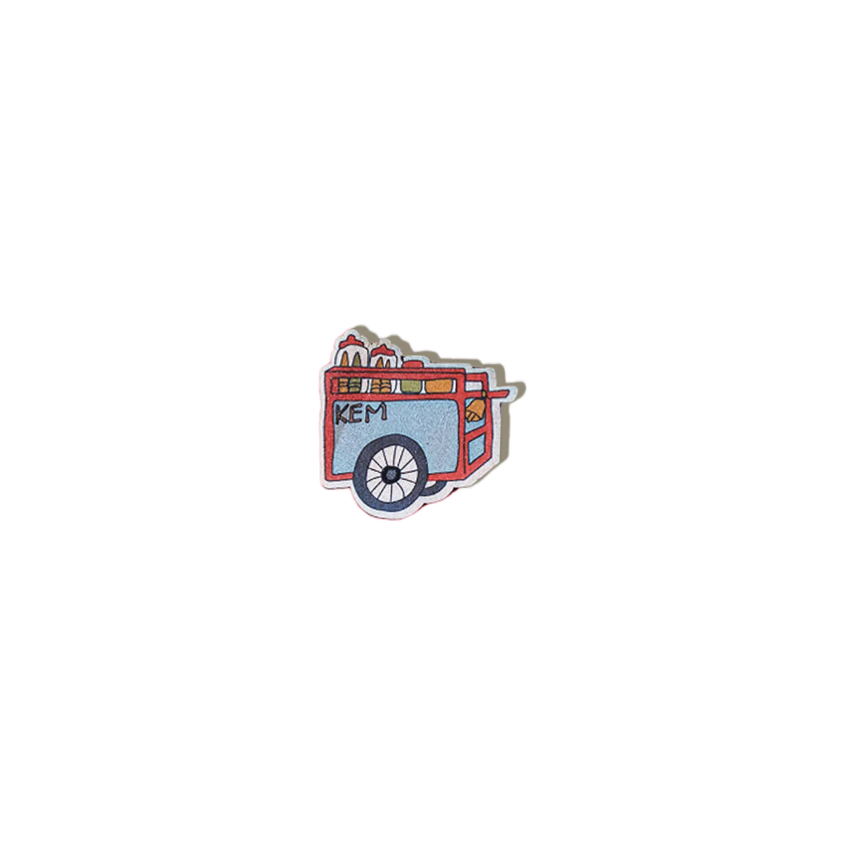 Kẹp Sách Gỗ Biểu Tượng Bán Hàng Rong Việt Nam