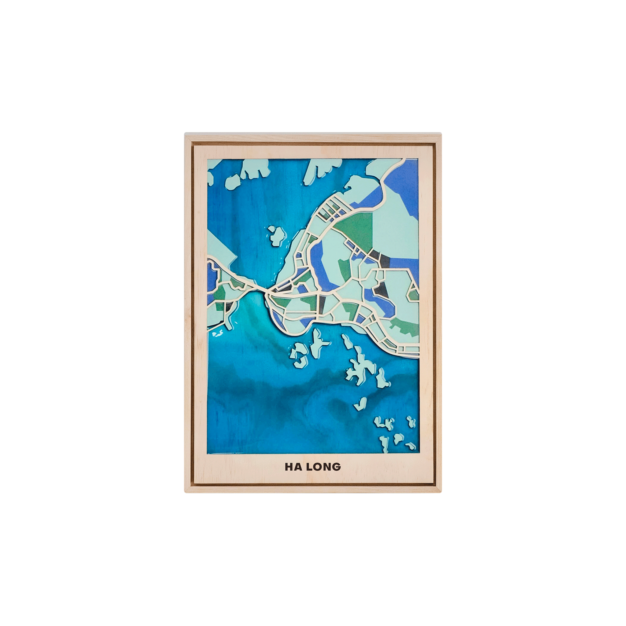 Bản Đồ Tranh Gỗ Hạ Long