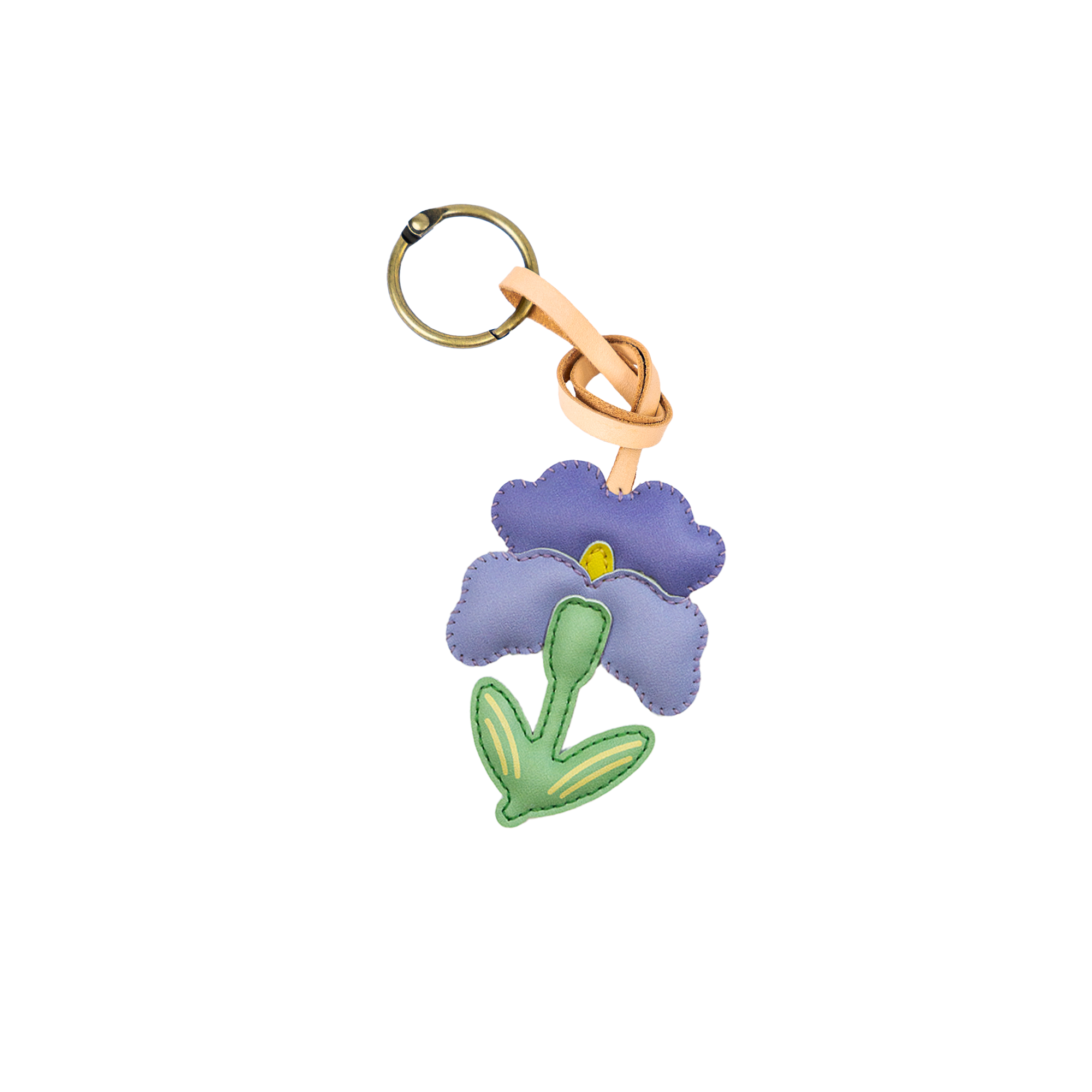 Bộ Sưu Tập Móc Khóa Da Chủ Đề Hoa