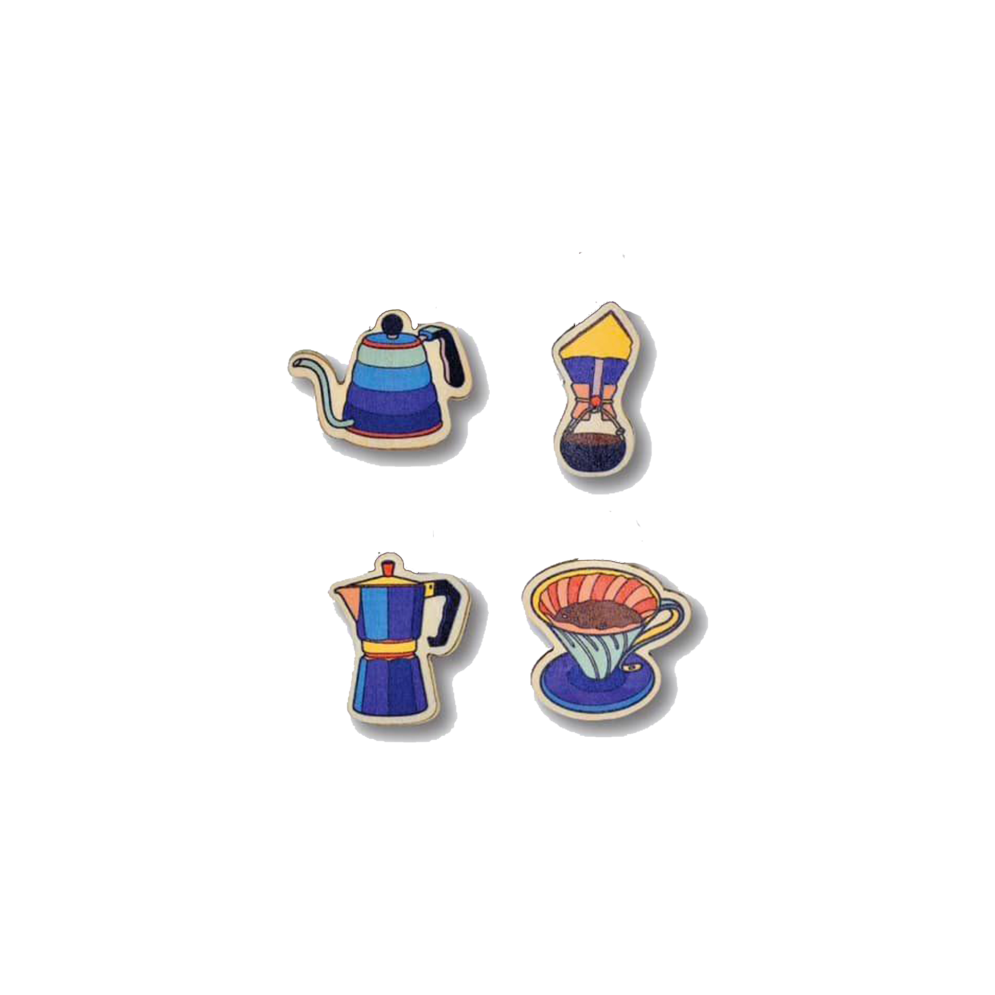 Bộ Sưu Tập Set 4 Pin Gỗ