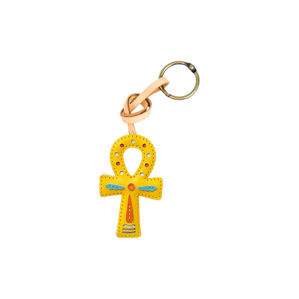 Bộ Sưu Tập Móc Khóa Da Biểu Tượng May Mắn