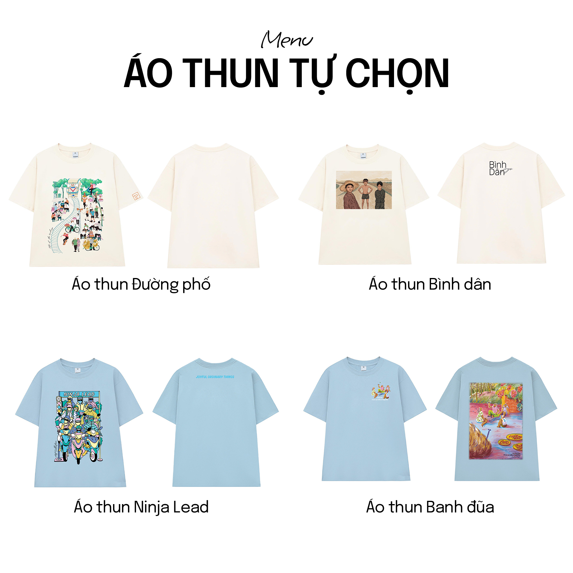 COMBO HẰNG NGÀY: Gồm 01 Áo Thun + 01 Nón