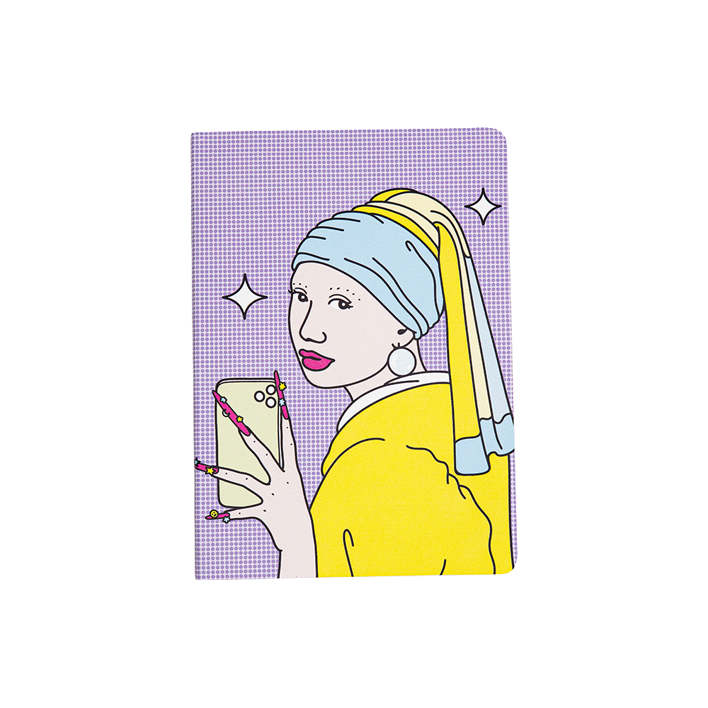 Sổ da Girl with Pearl