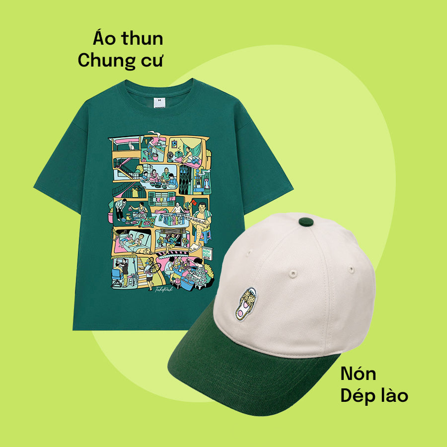 COMBO HẰNG NGÀY: Gồm 01 Áo Thun + 01 Nón