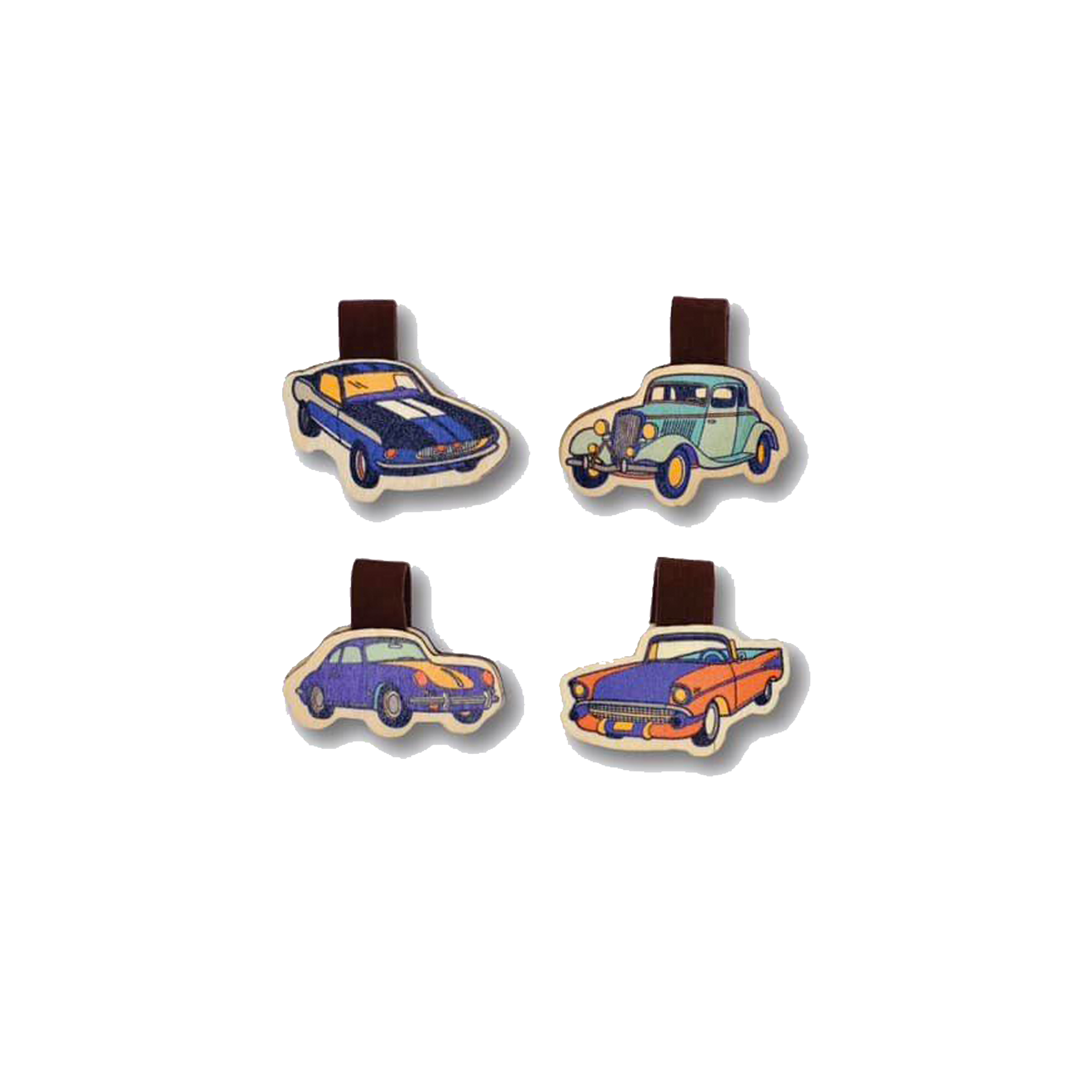 Bộ Sưu Tập Set 4 Kẹp Sách Gỗ