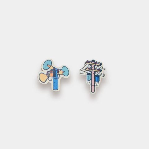 Pin Gỗ Biểu Tượng Việt Nam