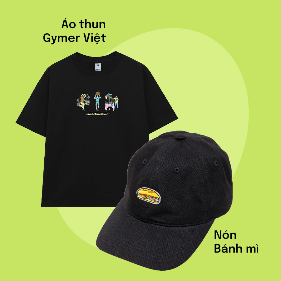 COMBO HẰNG NGÀY: Gồm 01 Áo Thun + 01 Nón