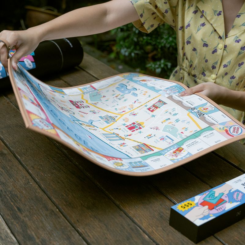 Cờ tỷ phú gỗ Singapore - Singanopoly