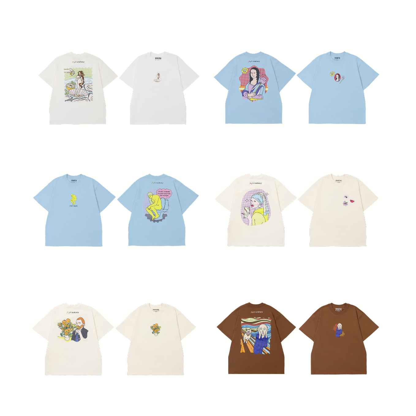 Bộ Sưu Tập Áo Thun Biểu Tượng Cổ Điển Gặp Pop Art