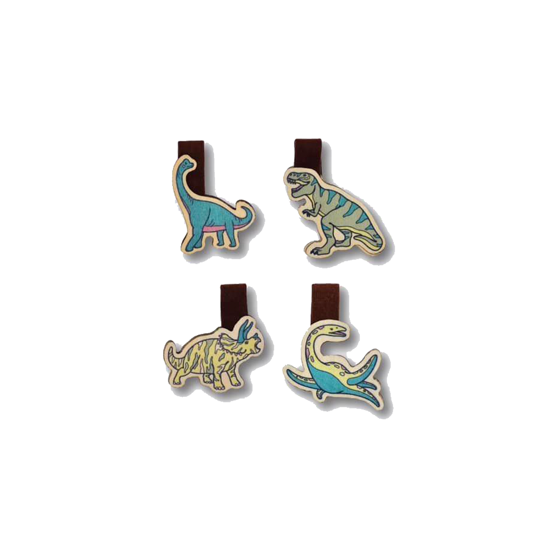 Bộ Sưu Tập Set 4 Kẹp Sách Gỗ