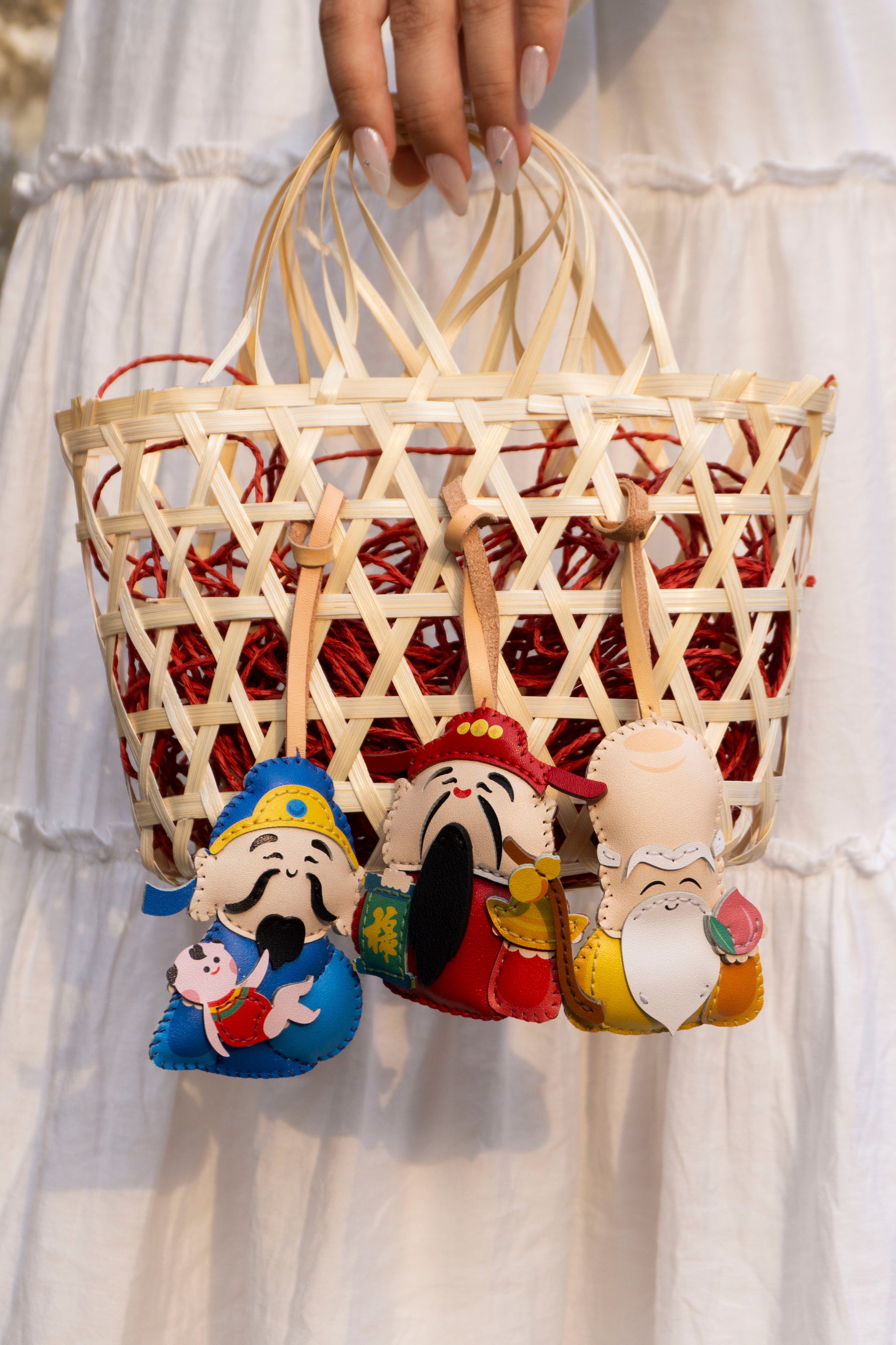 Bộ Sưu Tập Móc Khóa Da Phúc Lộc Thọ