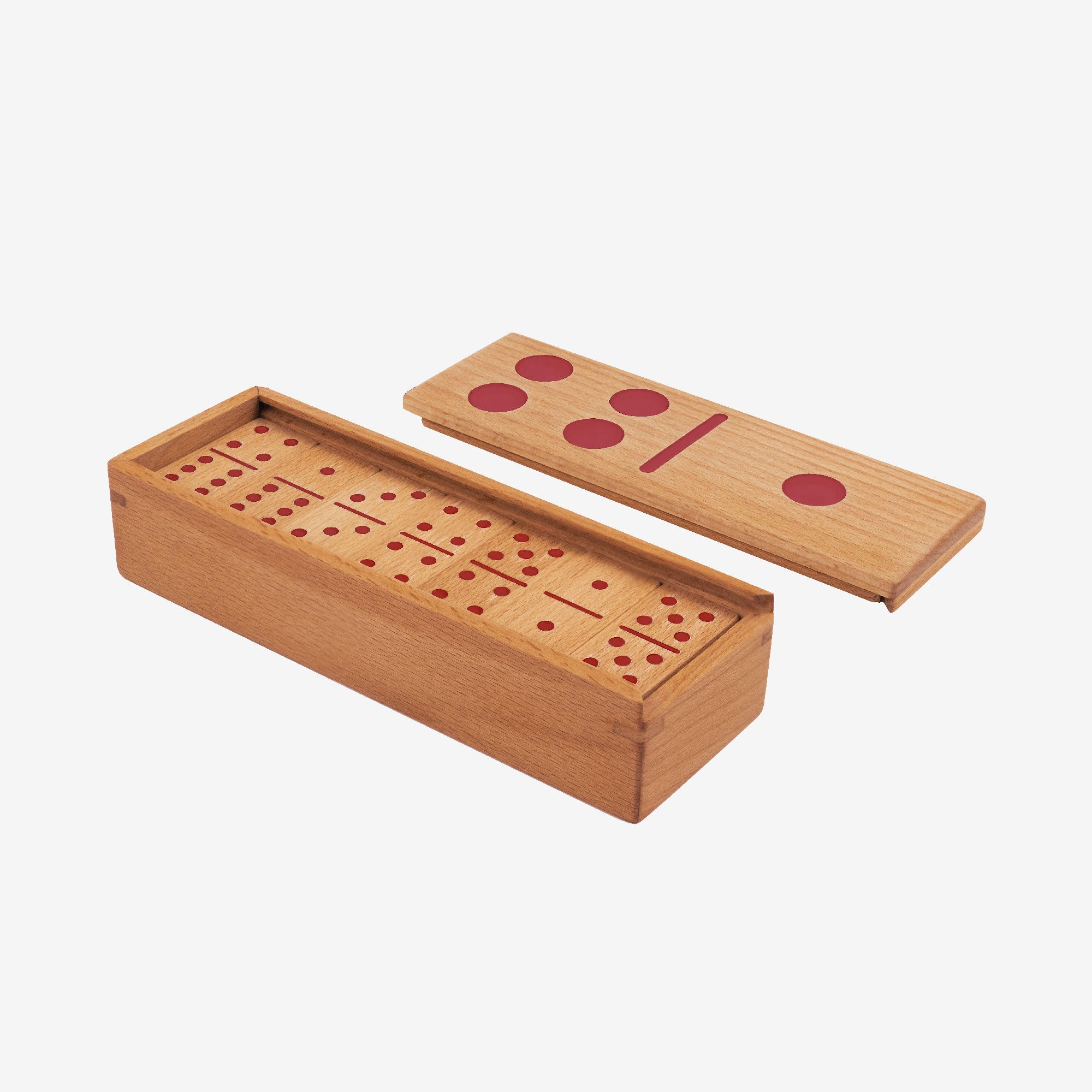 Colorburst Wooden Domino Set