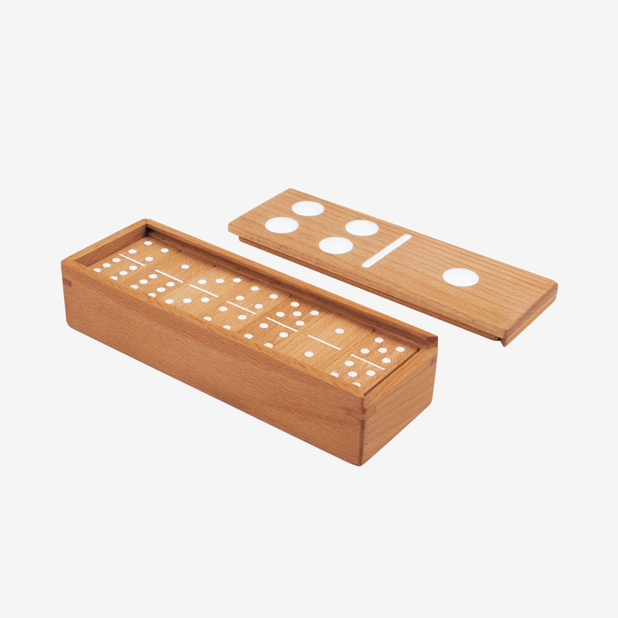 Colorburst Wooden Domino Set