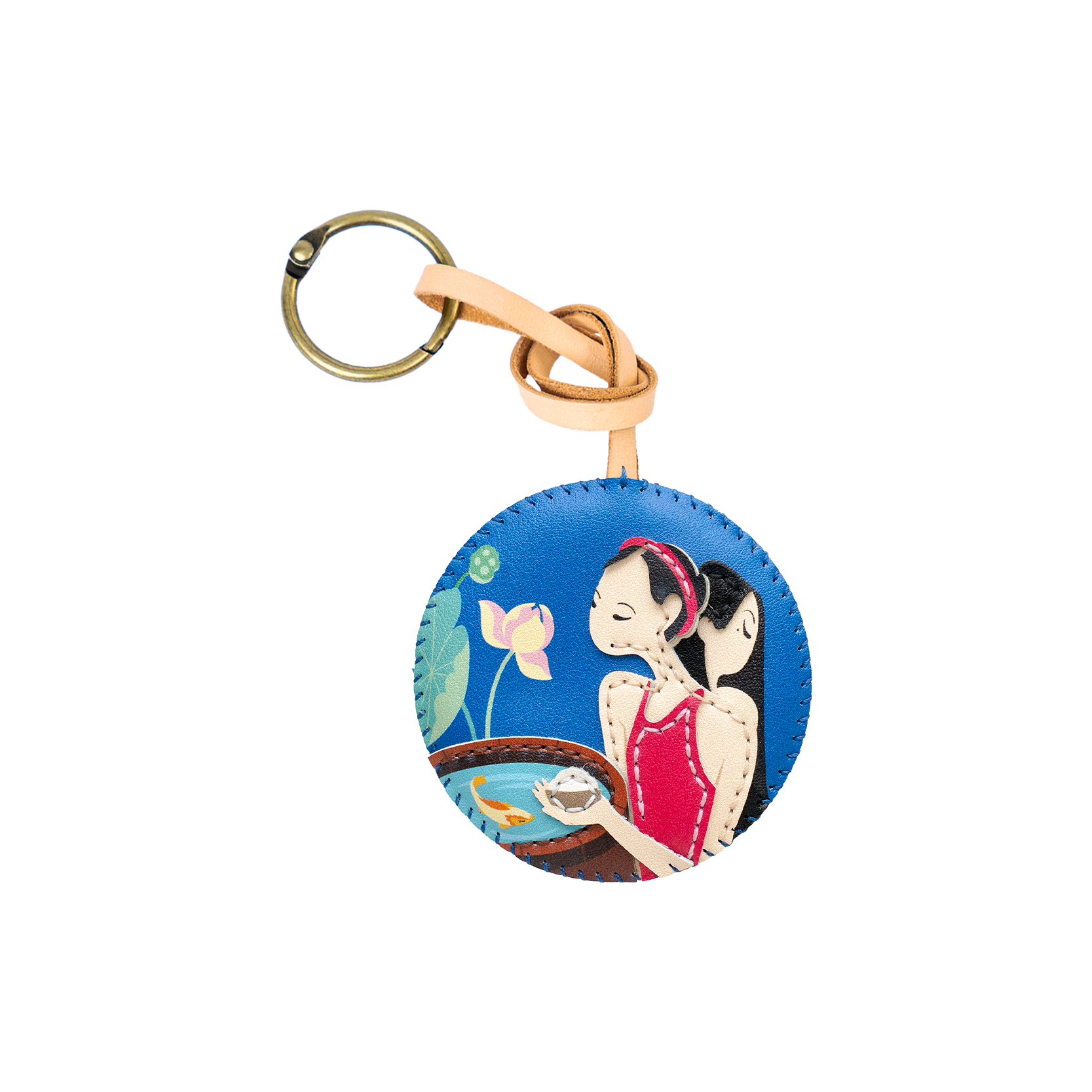 Móc Khóa Da Chủ Đề Cổ Tích Việt Nam