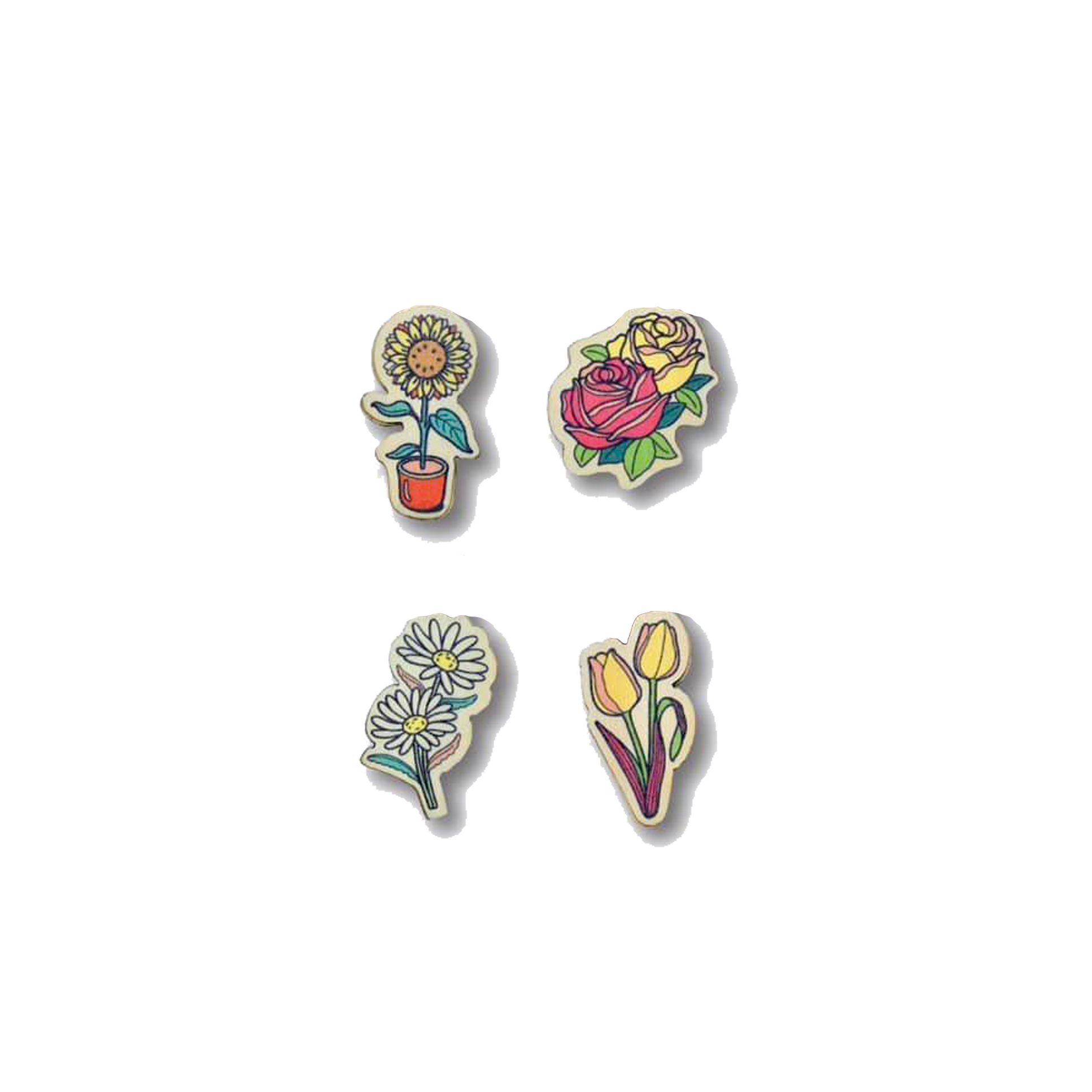 Bộ Sưu Tập Set 4 Pin Gỗ