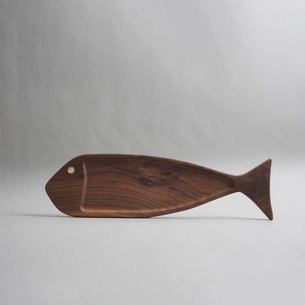 Khay gỗ hình cá lớn - Big Fish Serving Board