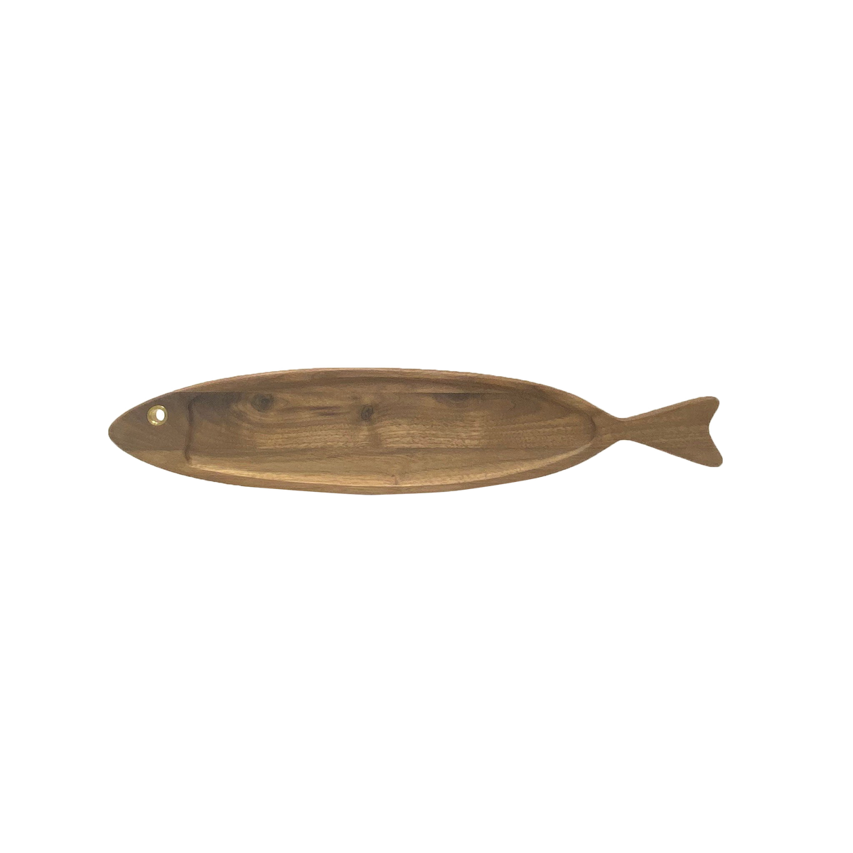 Khay gỗ hình cá vừa - Medium Fish Serving Board