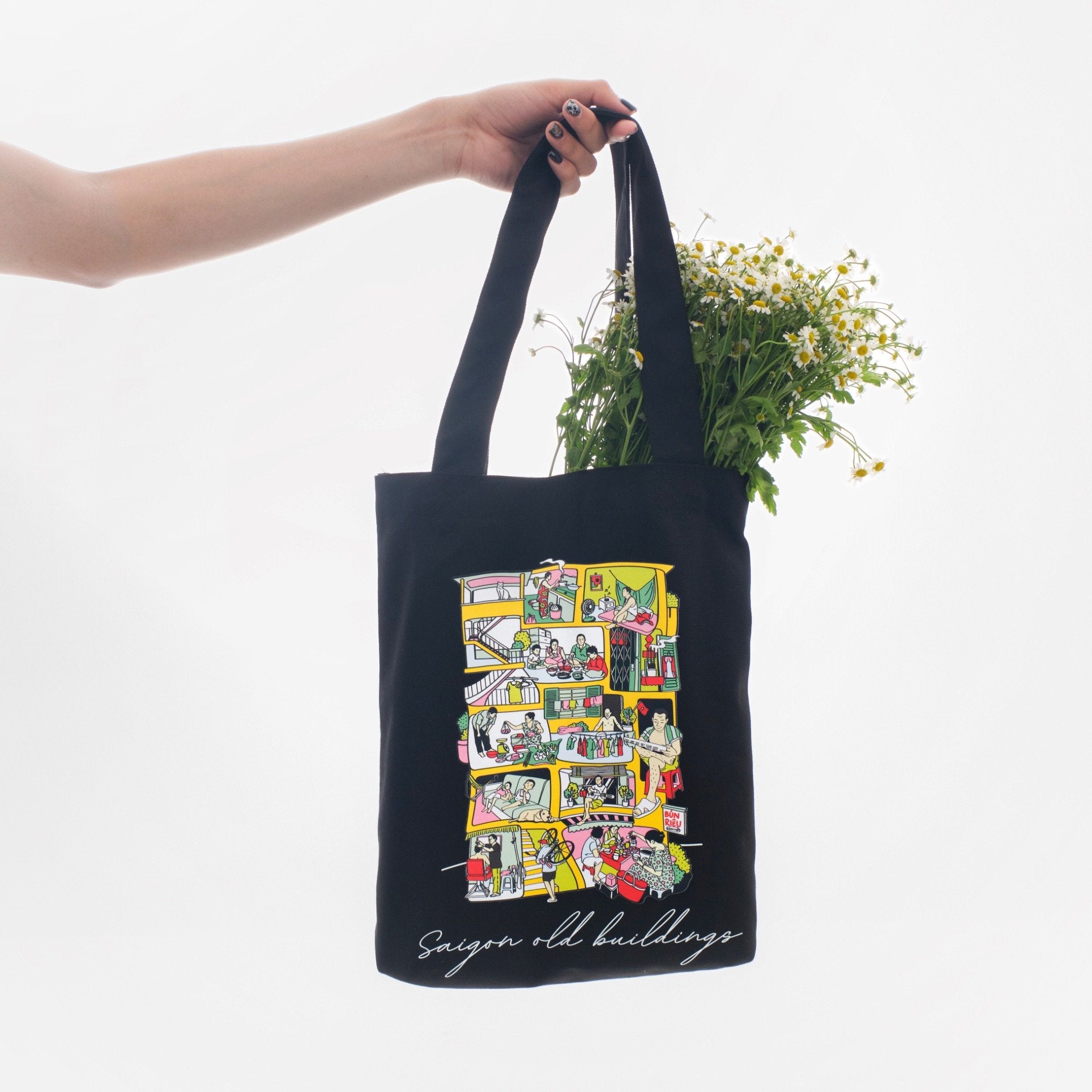 Túi Tote Canvas Chung Cư