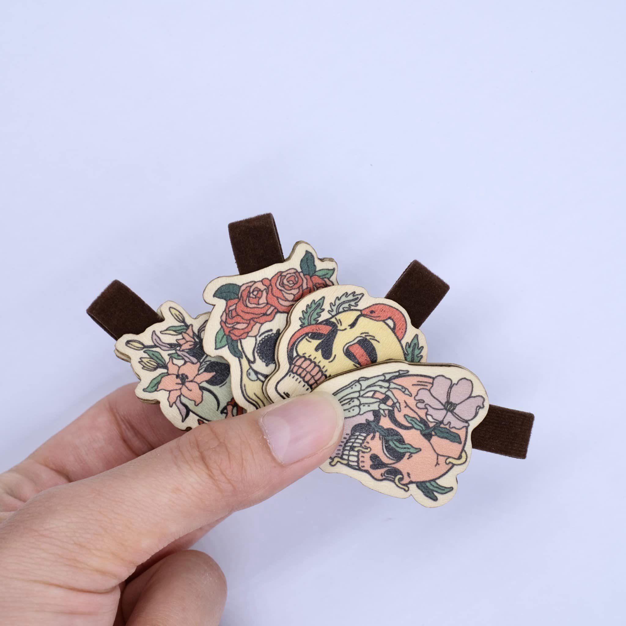 Bộ Sưu Tập Set 4 Kẹp Sách Gỗ