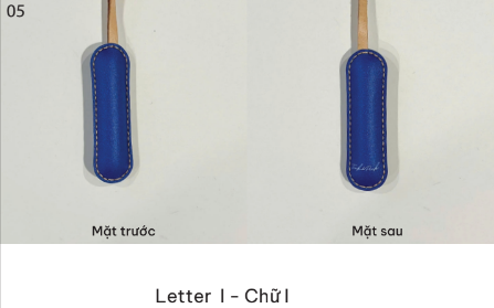 Bộ Sưu Tập Móc Khóa Da Bảng Chữ Cái