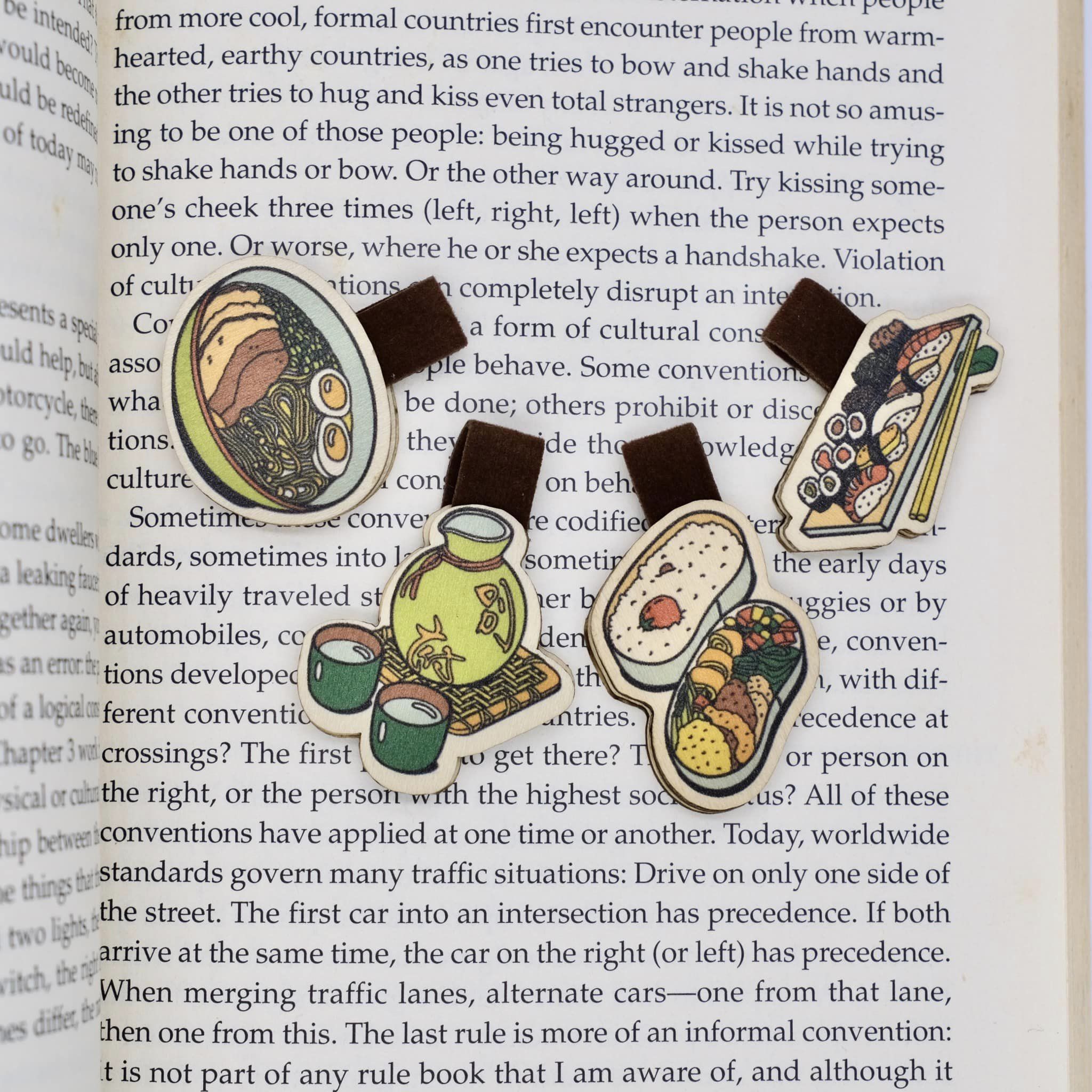 Bộ Sưu Tập Set 4 Kẹp Sách Gỗ