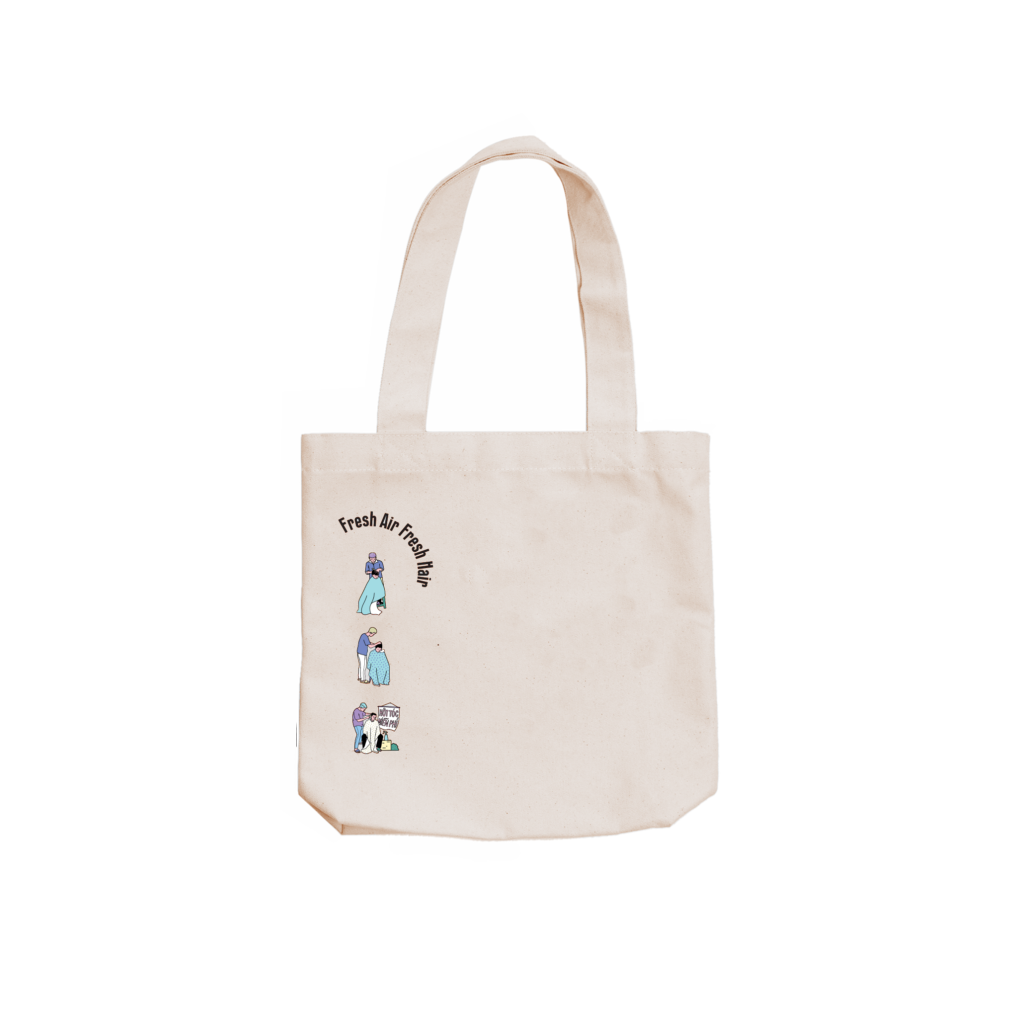 Túi Tote Canvas Cắt Tóc