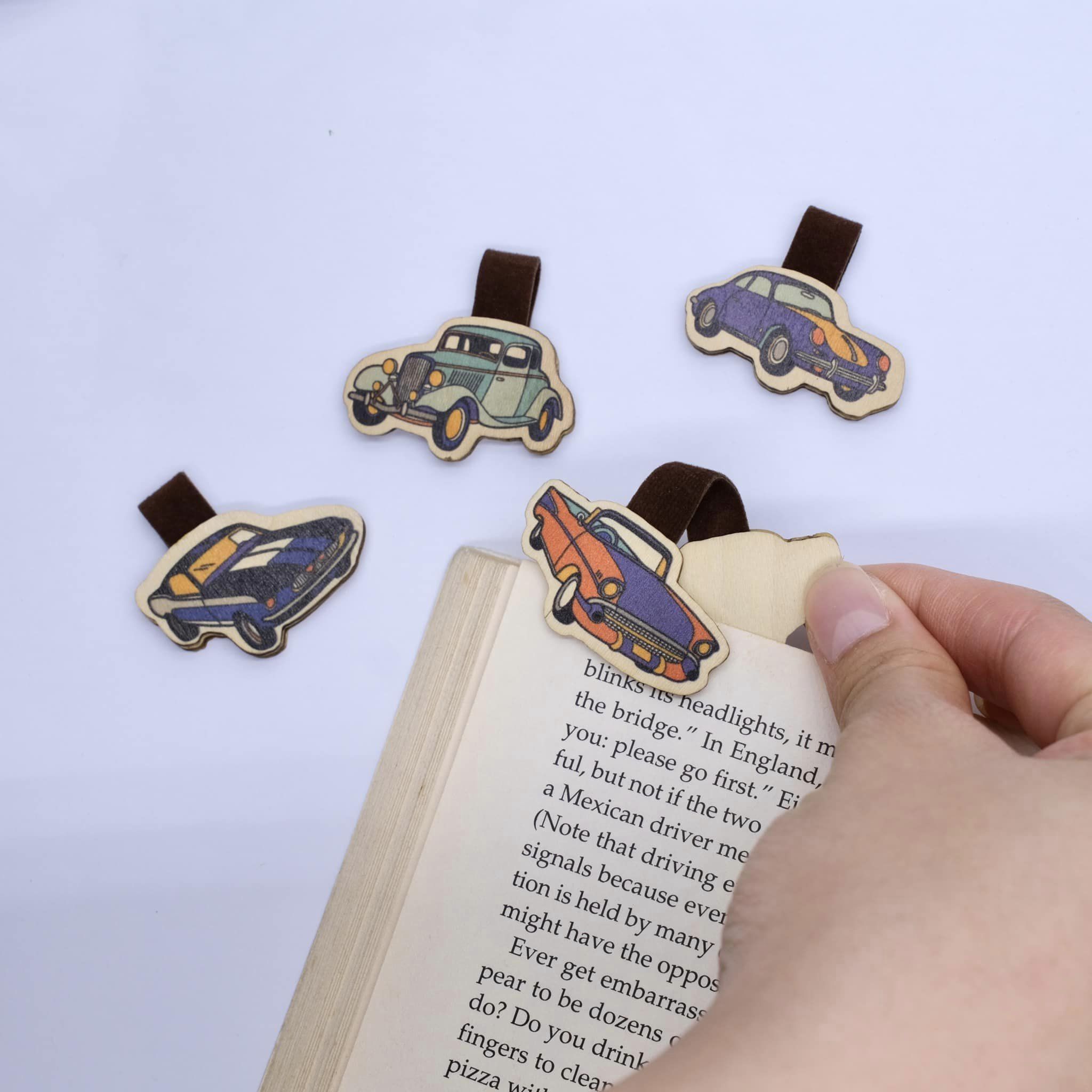 Bộ Sưu Tập Set 4 Kẹp Sách Gỗ